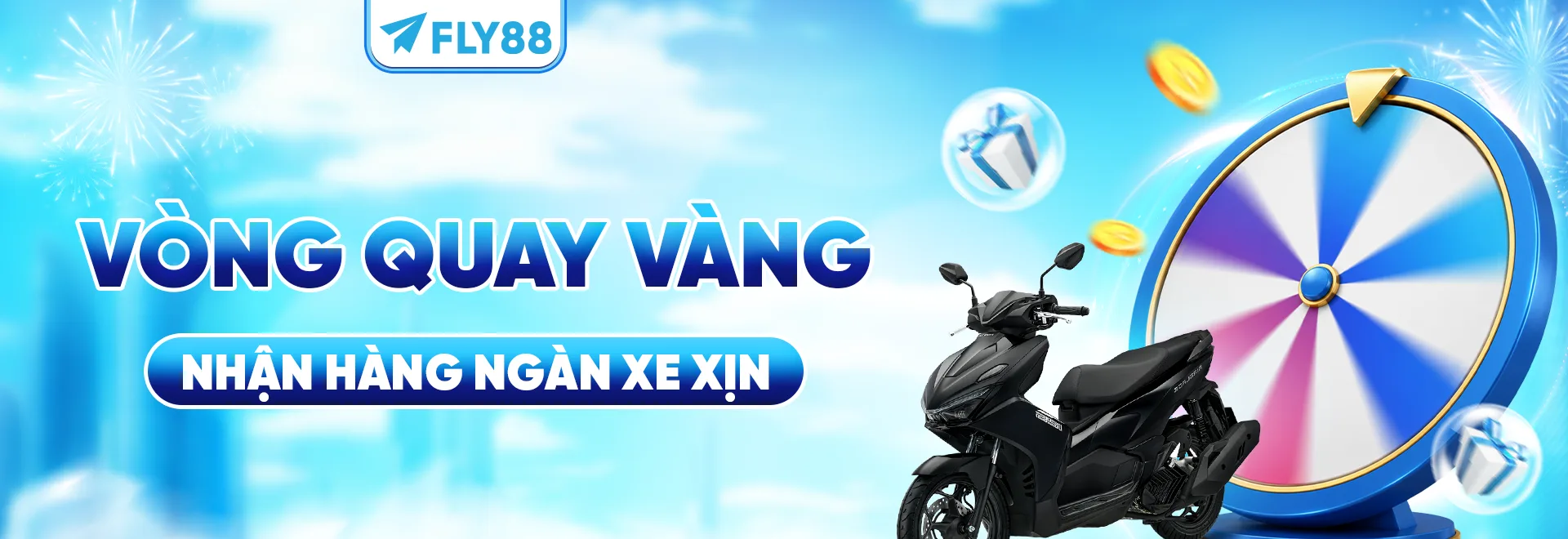 vòng quay vàng nhận hàng ngàn xe xịn